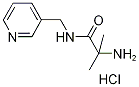 2-Amino-2-methyl-N-(3-pyridinylmethyl)propanamidehydrochloride 结构式