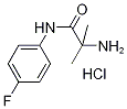 2-Amino-N-(4-fluorophenyl)-2-methylpropanamidehydrochloride 结构式