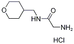 2-Amino-N-(tetrahydro-2H-pyran-4-ylmethyl)-acetamide hydrochloride 结构式