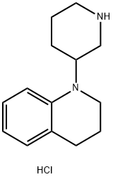1-(3-Piperidinyl)-1,2,3,4-tetrahydroquinolinedihydrochloride 结构式