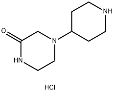 4-(哌啶-4-基)哌嗪-2-酮二盐酸盐 结构式