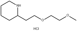 2-[2-(2-Methoxyethoxy)ethyl]piperidinehydrochloride 结构式
