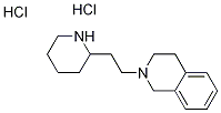 2-[2-(2-Piperidinyl)ethyl]-1,2,3,4-tetrahydroisoquinoline dihydrochloride 结构式