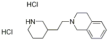 2-[2-(3-Piperidinyl)ethyl]-1,2,3,4-tetrahydroisoquinoline dihydrochloride 结构式