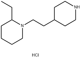 2-Ethyl-1-[2-(4-piperidinyl)ethyl]piperidinedihydrochloride 结构式