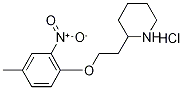 2-[2-(4-Methyl-2-nitrophenoxy)ethyl]piperidinehydrochloride 结构式