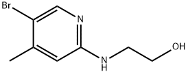 2-((5-溴-4-甲基吡啶-2-基)氨基)乙-1-醇 结构式
