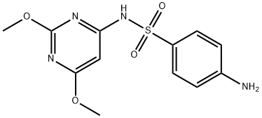 磺胺二甲氧哒嗪 结构式