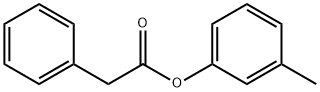 苯乙酸-3-甲基苯酯 结构式