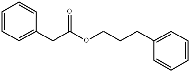 3-phenylpropyl phenylacetate  结构式