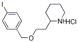 2-{2-[(4-Iodobenzyl)oxy]ethyl}piperidinehydrochloride 结构式