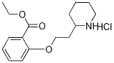 Ethyl 2-[2-(2-piperidinyl)ethoxy]benzoatehydrochloride 结构式