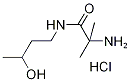 2-Amino-N-(3-hydroxybutyl)-2-methylpropanamidehydrochloride 结构式