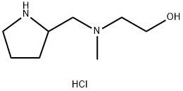 2-[Methyl(2-pyrrolidinylmethyl)amino]-1-ethanoldihydrochloride 结构式
