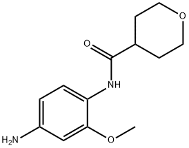 N-(4-氨基-2-甲氧基苯基)四氢-2H-吡喃-4-甲酰胺 结构式