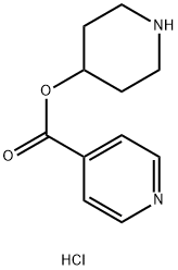 4-Piperidinyl isonicotinate hydrochloride 结构式