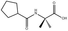 N-(Cyclopentylcarbonyl)-2-methylalanine 结构式