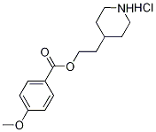 2-(4-Piperidinyl)ethyl 4-methoxybenzoatehydrochloride 结构式