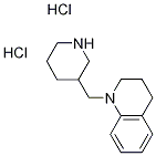 1-(3-Piperidinylmethyl)-1,2,3,4-tetrahydroquinoline dihydrochloride 结构式