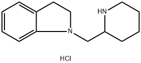 1-(2-Piperidinylmethyl)indoline dihydrochloride 结构式