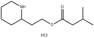 2-(2-Piperidinyl)ethyl 3-methylbutanoatehydrochloride 结构式