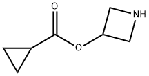 3-Azetidinyl cyclopropanecarboxylate 结构式