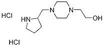 2-[4-(2-Pyrrolidinylmethyl)-1-piperazinyl]-1-ethanol dihydrochloride 结构式