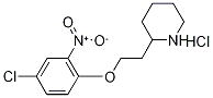 2-[2-(4-Chloro-2-nitrophenoxy)ethyl]piperidinehydrochloride 结构式