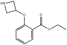 2-(氮杂环丁烷-3-氧基)苯甲酸乙酯 结构式