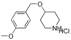 4-[(4-Methoxybenzyl)oxy]piperidine hydrochloride 结构式