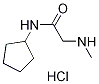 N-Cyclopentyl-2-(methylamino)acetamidehydrochloride 结构式