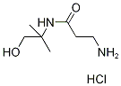 3-Amino-N-(2-hydroxy-1,1-dimethylethyl)-propanamide hydrochloride 结构式