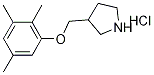 3-[(2,3,5-Trimethylphenoxy)methyl]pyrrolidinehydrochloride 结构式