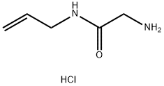 2-氨基-N-(丙-2-烯-1-基)醋胺石盐酸 结构式