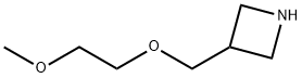 3-[(2-Methoxyethoxy)methyl]azetidine 结构式