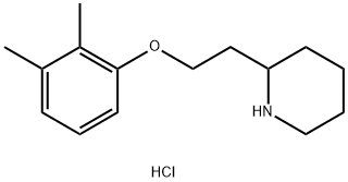 2-[2-(2,3-Dimethylphenoxy)ethyl]piperidinehydrochloride 结构式