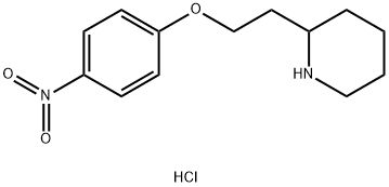 2-[2-(4-Nitrophenoxy)ethyl]piperidinehydrochloride 结构式