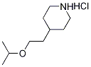 4-(2-Isopropoxyethyl)piperidine hydrochloride 结构式