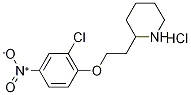 2-[2-(2-Chloro-4-nitrophenoxy)ethyl]piperidinehydrochloride 结构式