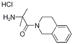 2-Amino-1-[3,4-dihydro-2(1H)-isoquinolinyl]-2-methyl-1-propanone hydrochloride 结构式