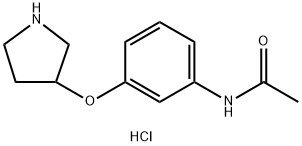 N-[3-(3-Pyrrolidinyloxy)phenyl]acetamidehydrochloride