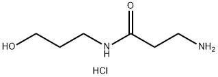 3-Amino-N-(3-hydroxypropyl)propanamidehydrochloride 结构式