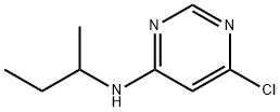 N-(sec-Butyl)-6-chloro-4-pyrimidinamine 结构式