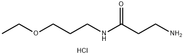 3-Amino-N-(3-ethoxypropyl)propanamidehydrochloride 结构式