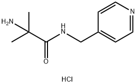 2-Amino-2-methyl-N-(4-pyridinylmethyl)propanamidehydrochloride 结构式