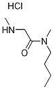 N-Butyl-N-methyl-2-(methylamino)acetamidehydrochloride 结构式