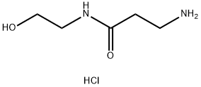 3-Amino-N-(2-hydroxyethyl)propanamidehydrochloride 结构式