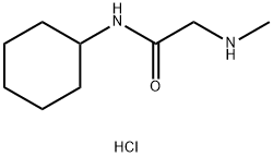 N-Cyclohexyl-2-(methylamino)acetamidehydrochloride 结构式