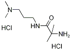 2-Amino-N-[3-(dimethylamino)propyl]-2-methylpropanamide dihydrochloride 结构式