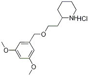 2-{2-[(3,5-Dimethoxybenzyl)oxy]ethyl}piperidinehydrochloride 结构式